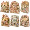 6pcs DIY Dreamy Easter Diamond Painting 3D Greeting Card