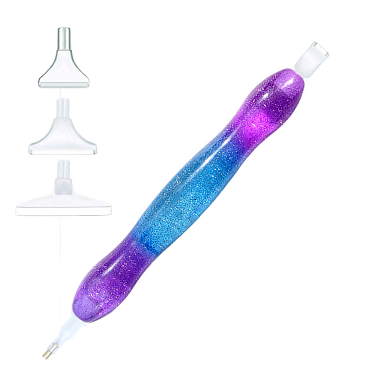 

Diamond Painting Pen with 5 Plastic Replacement Tips (Starry Sky Purple), 501 Original