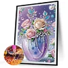 DIY Partial Special Shaped Drill Diamond Painting-Flower