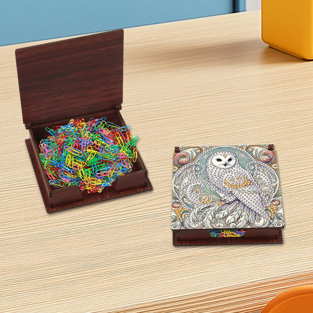 DIY Owl Diamond Painting Note Box Paper 160 Sheets of Paper for DIY Art Craft