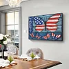 Diamond Painting-DIY Crystal Rhinestone Butterfly Flag