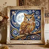Diamond Painting-DIY Crystal Rhinestone Owl