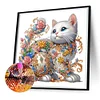 Diamond Painting-DIY Crystal Rhinestone Cat