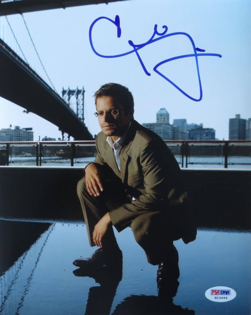 Carmine Giovinazzo Signed CSI Authentic Autographed 8x10 Photo Poster painting (PSA/DNA) #H15669