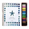 Watercolor Workbook 12 Colors Watercolor Paint Set with Paint Brush for Beginner