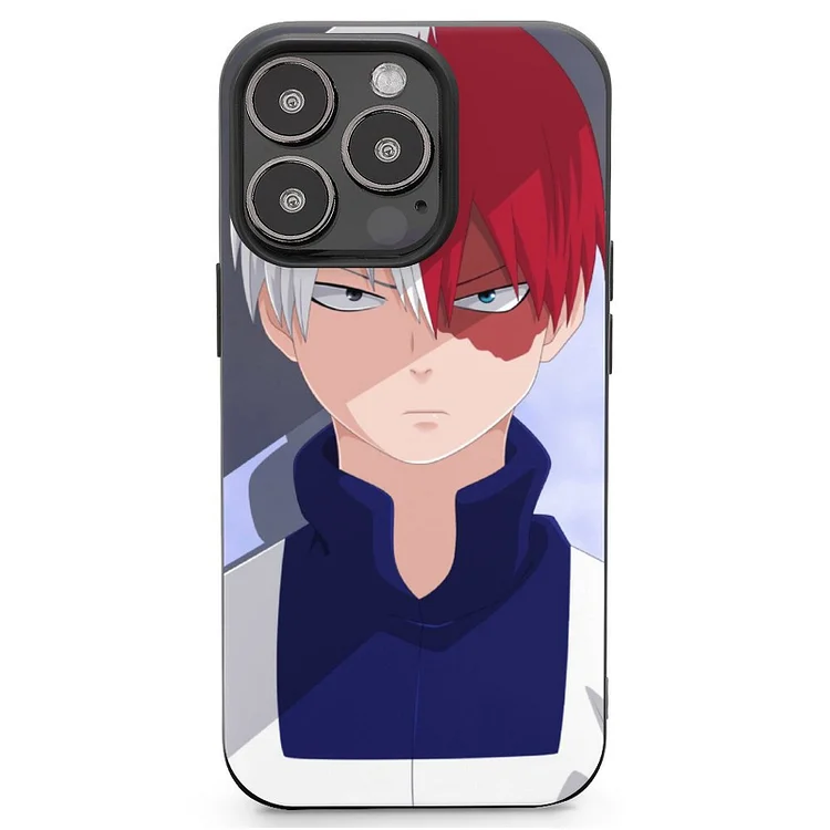 Shoto Todoroki Anime My Hero Academia Phone Case Mobile Phone Shell IPhone 13 and iPhone14 Pro Max and IPhone 15 Plus Case - Heather Prints Shirts