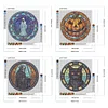 Promotion 4Pcs/set Diamond Painting-DIY Full Round Drill Halloween(30*30 CM)