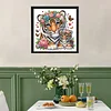 Diamond Painting-DIY Crystal Rhinestone Tiger Mother