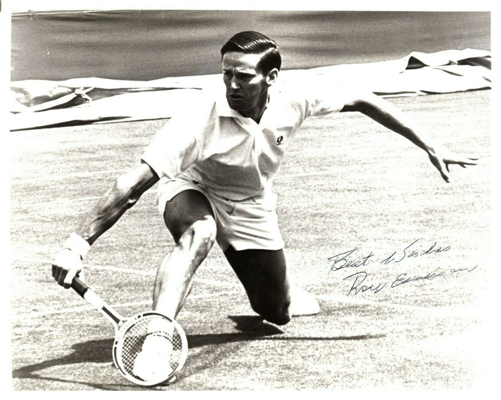 Roy Emerson Signed - Autographed Tennis 8x10 inch Photo Poster painting + Real Deal COA