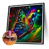 Butterfly-Carr&eacute; drill diamond painting-35*35cm