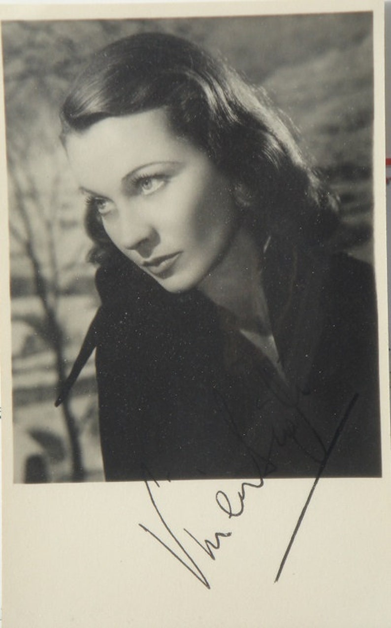 VIVIEN LEIGH SIGNED Photo Poster painting Gone With The Windgwtw wcoa