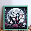 Jack And Sally In The Moonlight-11CT Stamped Cross Stitch 40*40cm/15.75*15.75in