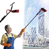 [US Local Warehouse] 11pcs Extended Window Cleaning Kit Easy To Use Telescopic Water Supply Brush Kit