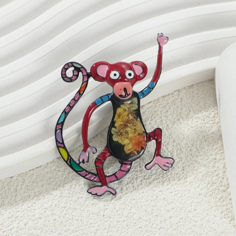 Cute Pin Cartoon Cat Alloy Enamel Unisex Brooches