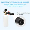 Portable Car Foam Washer Universal Spray Nozzle Cleaner for Car Truck Motorcycle