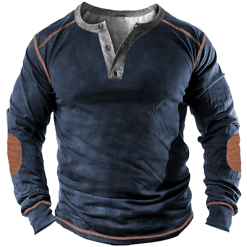 Men's Outdoor Retro Tactics Henry Long Sleeve Top
