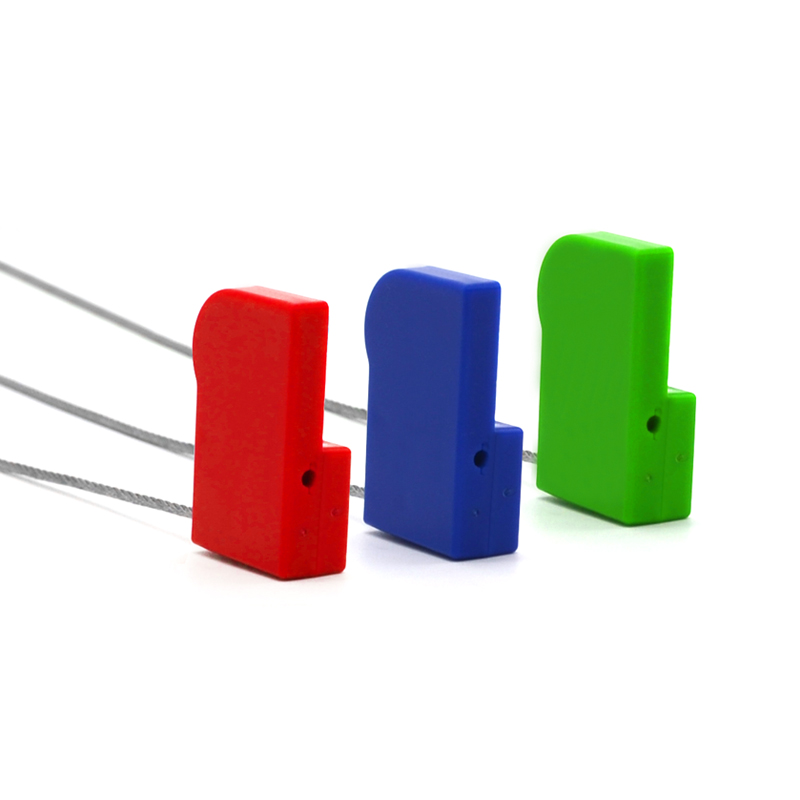 High security custom galvanized tamper-proof one time used stainless steel UHF RFID cable seal lock