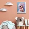Cartoon Little Girl Diamond Art Painting Kits with Frame 