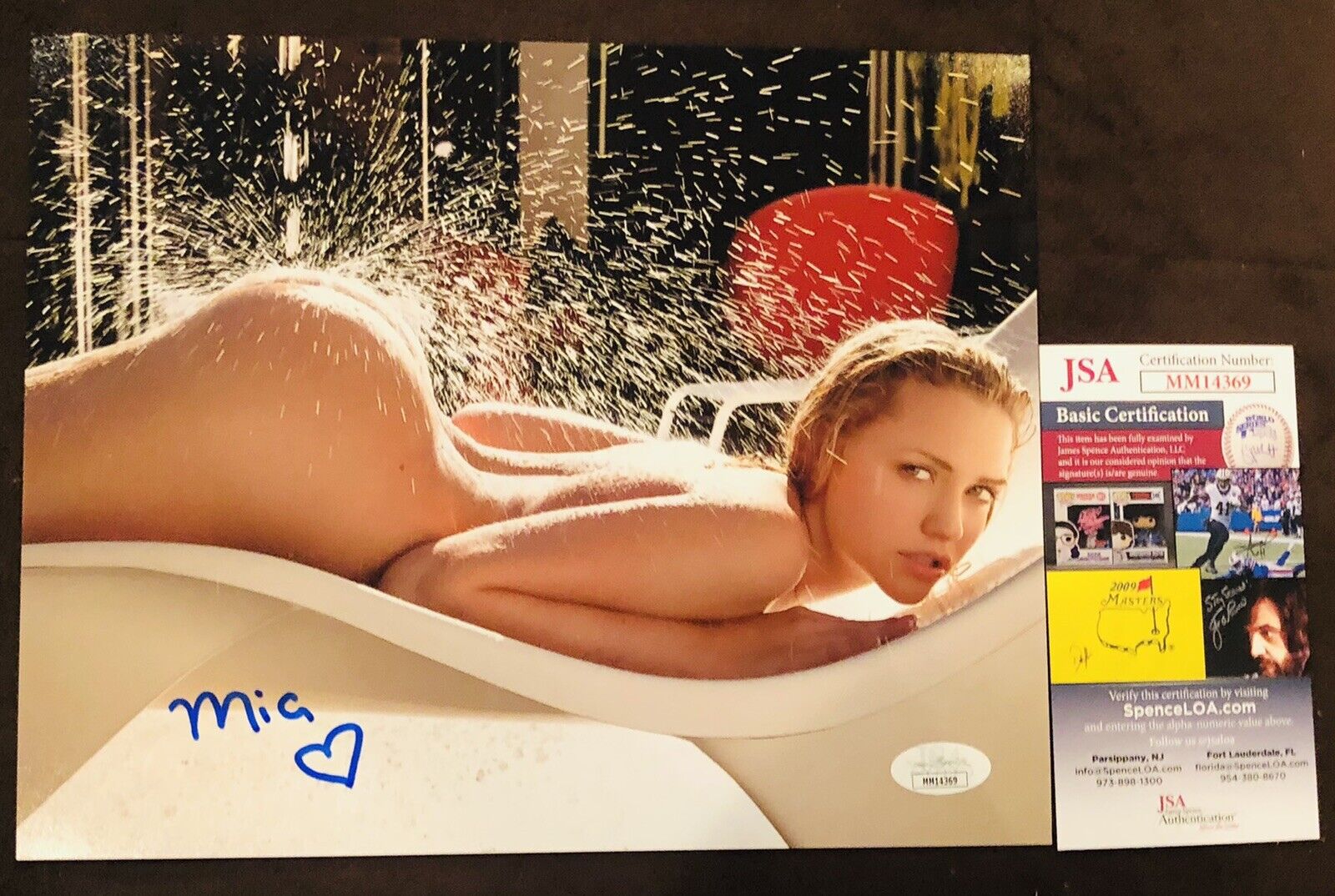 Mia Malkova Hand Signed 8x10 Photo Poster painting ADULT STAR AUTOGRAPH Sexy Booty Naughty JSA