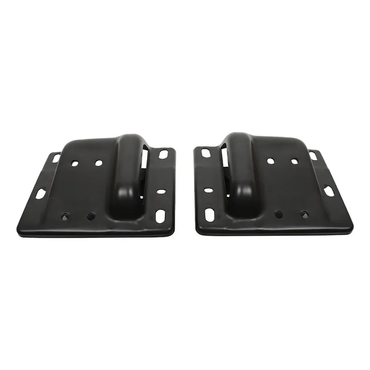 Silscvtt Front Bumper Outer Brackets Pair 68196250AA 68196251AA CH1067135 CH1066135 55077315AI 55077314AH CH1042107 CH1043107 Replacement for 2002-2018 Ram 2500 3500 without Tow Hook and Sport Edition