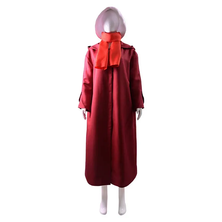 The Handmaid&lsquo;s Tale (2025) June Osborne Red Dress Robe Set Outfits Cosplay Costume