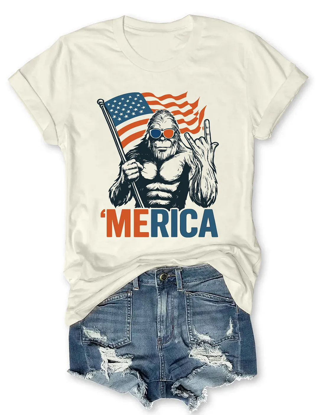 Bigfoot Merica T-shirt