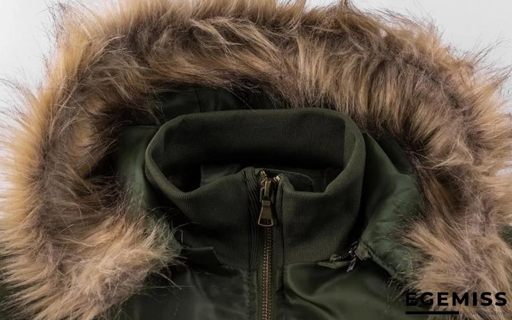 Men's Bomber Pilot Jacket Winter Parkas Army Military Motorcycle Jacket Cargo Outerwear Air Force Army Tactical Coats | EGEMISS