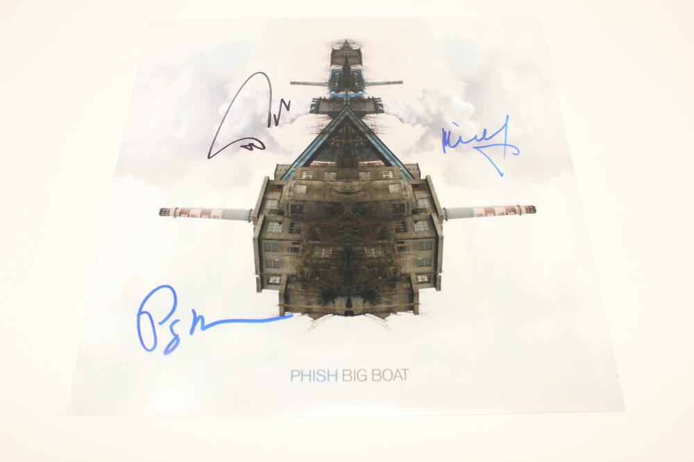 PHISH BAND SIGNED AUTOGRAPH 12X12 ALBUM FLAT - BIG BOAT TREY ANASTASIO MIKE PAGE