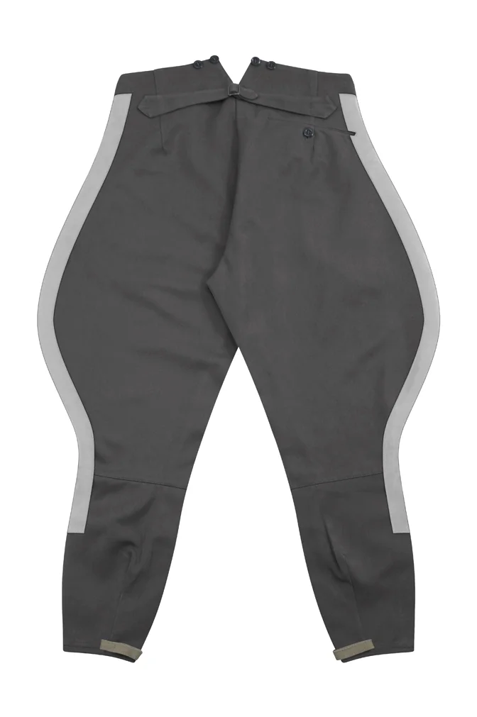   Elite German General Stone Grey Gabardine Breeches German-Uniform