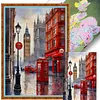 Streets Of London-11CT Stamped Cross Stitch 40*60cm tapestrymarket