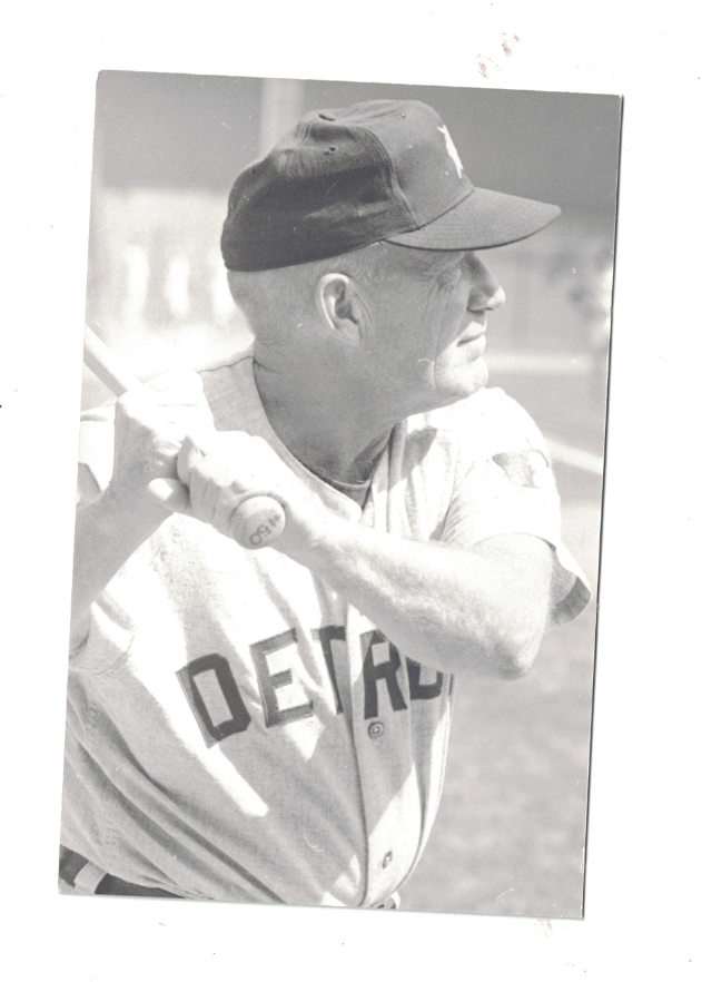 Grover Reisinger Detroit Tigers Vintage Baseball Kodak Postcard RH2