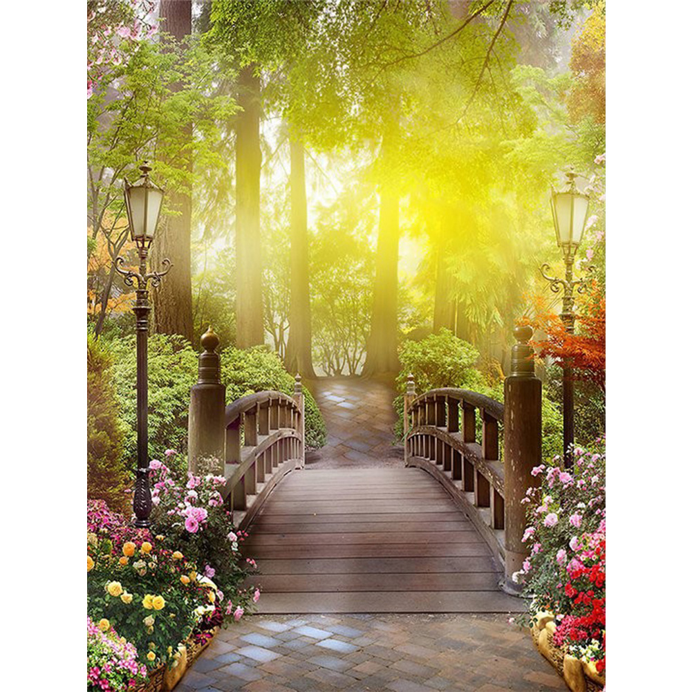 

Spring Bridge - Round Drill Diamond Painting - 40*50CM, 501 Original