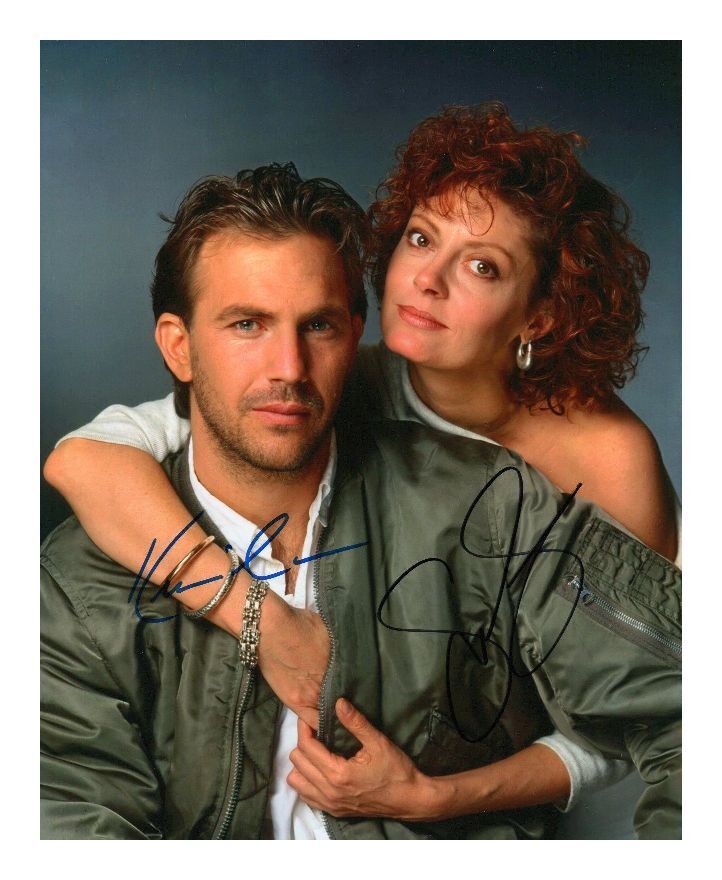 KEVIN COSTNER & SUSAN SARANDON AUTOGRAPHED SIGNED A4 PP POSTER Photo Poster painting PRINT 1