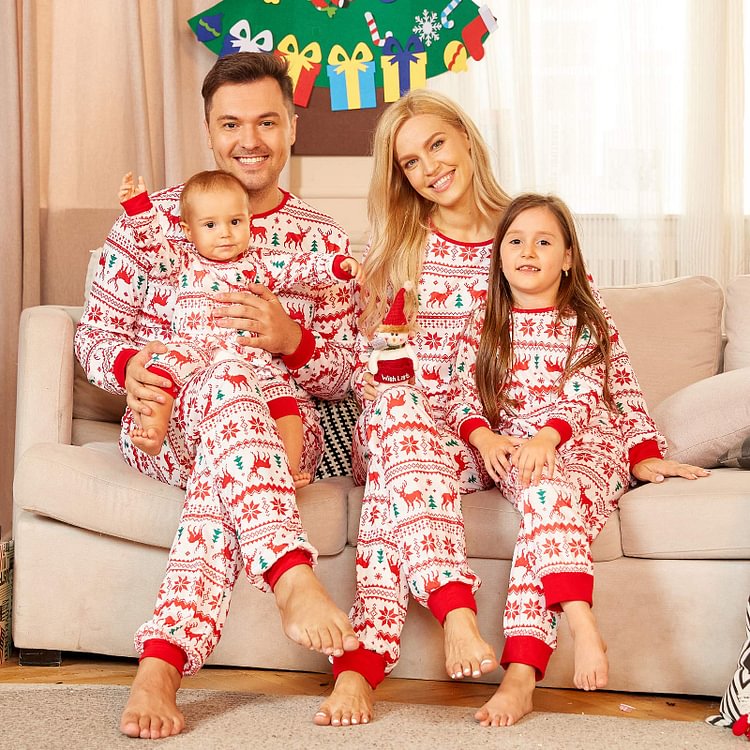 Christmas Style Look Holiday Family Matching Pajamas Sets