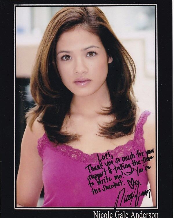 NICOLE GALE ANDERSON Autographed Signed Photo Poster paintinggraph - To Lori GREAT CONTENT