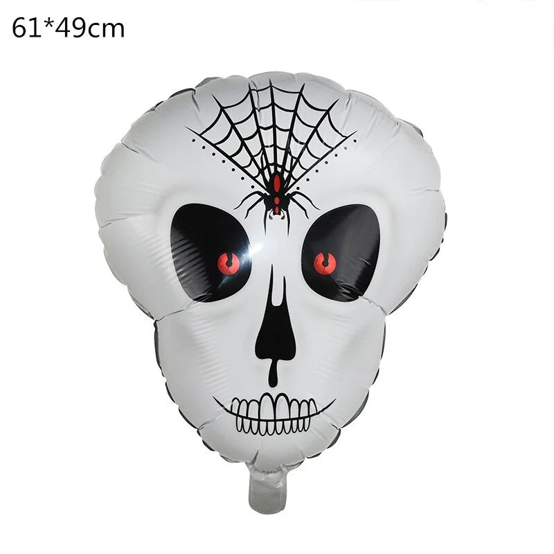 Halloween Pumpkin Ghost Balloons Halloween Decorations Spider Foil Balloons Inflatable Toys Bat Globos Halloween Party Supplies