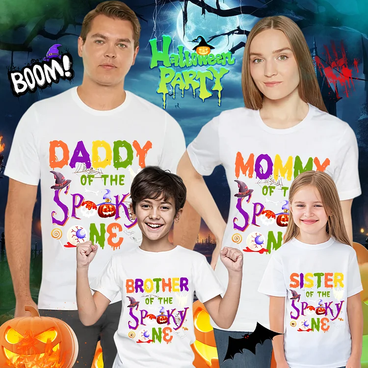 Halloween Family T-shirt-BSLY0049