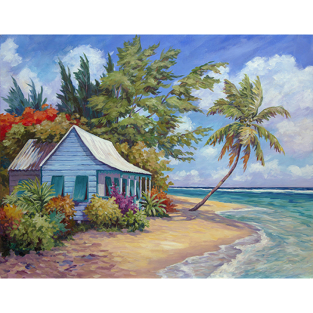 

Beach - Round Drill Diamond Painting - 50*40CM, 501 Original