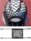 Motorcycle Helmet Storage Trunk Bag 4 Hooks Motorcycle Cargo Net Elastic Net Bag