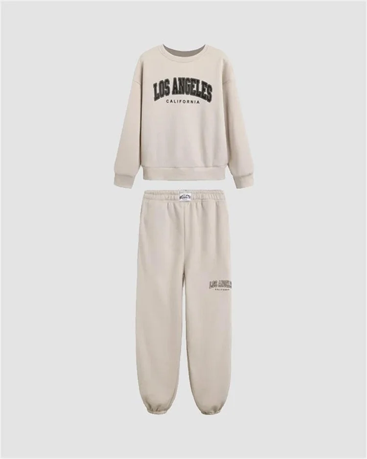 LOS ANGELES Fleece Tracksuit Set