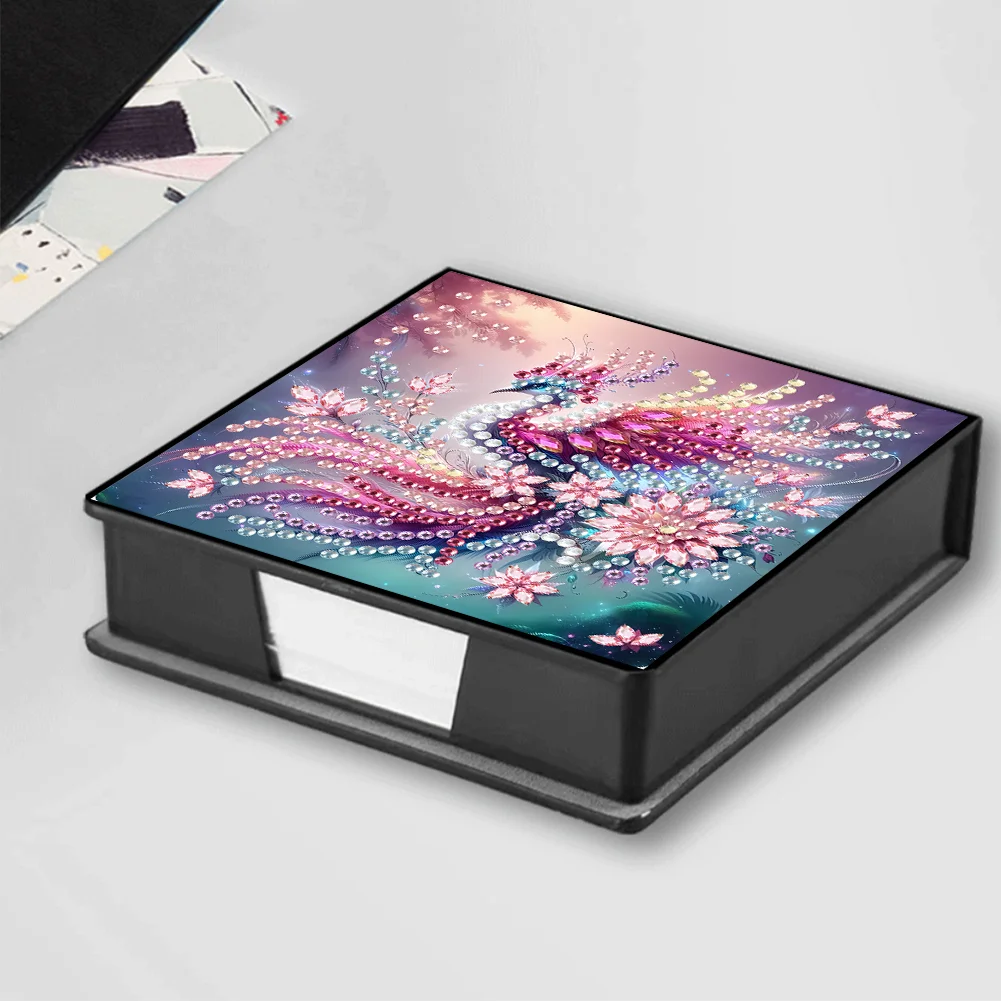PU 5D Diamond Painting Kit Note Box DIY Diamond Art Notepad Box (N)