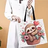 Sloth-11CT DIY Stamped Cross Stitch Shopping Bag 40*40cm