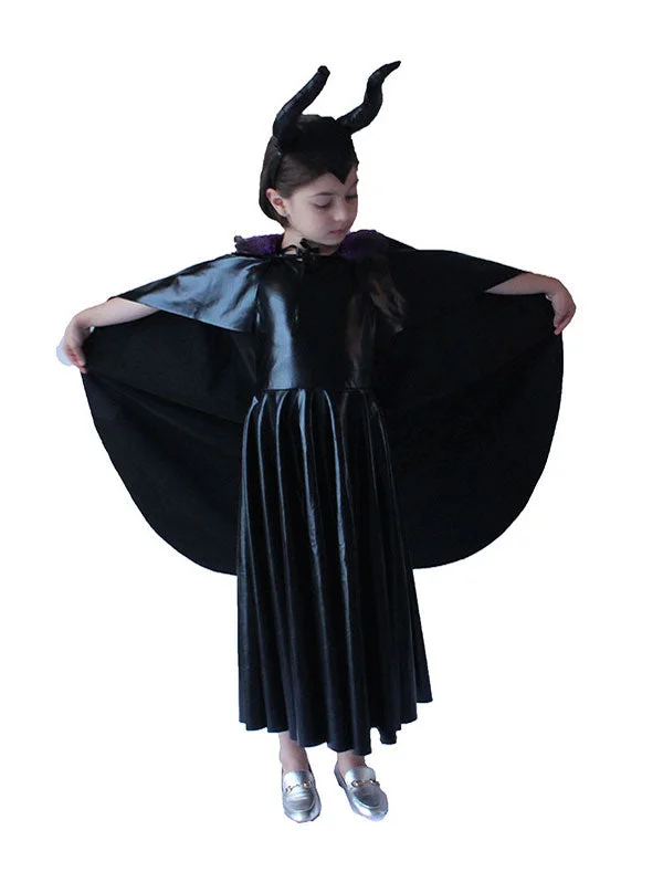 Sleeping Beauty Maleficent Halloween Costume For Kids-elleschic
