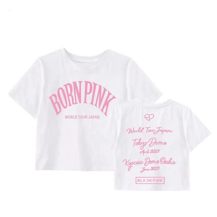 BLACKPINK World Tour BORN PINK JAPAN Same Logo T-shirt