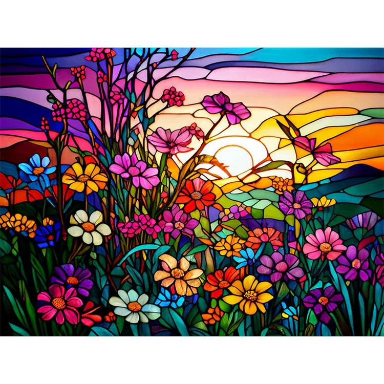 Flower - Paint By Numbers(60*45cm)