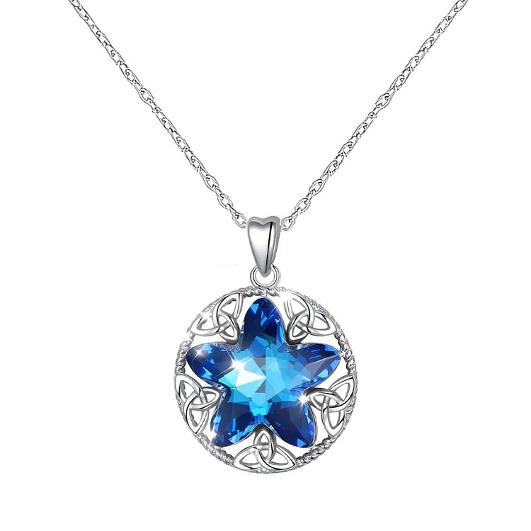 For Sister - Sisters are Like Stars Crystal Star Necklace