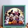 【Limited Stock Sale】Disney Halloween-Mickey Minnie-11CT Stamped Cross Stitch 45*45cm/17.72*17.72in