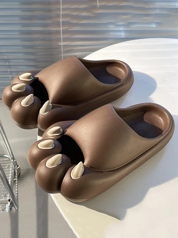 Cat Paw Shape Hollow Slippers