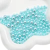 Flashing 3-8mm ABS Nonporous Pearls Colorful DIY Accessories
