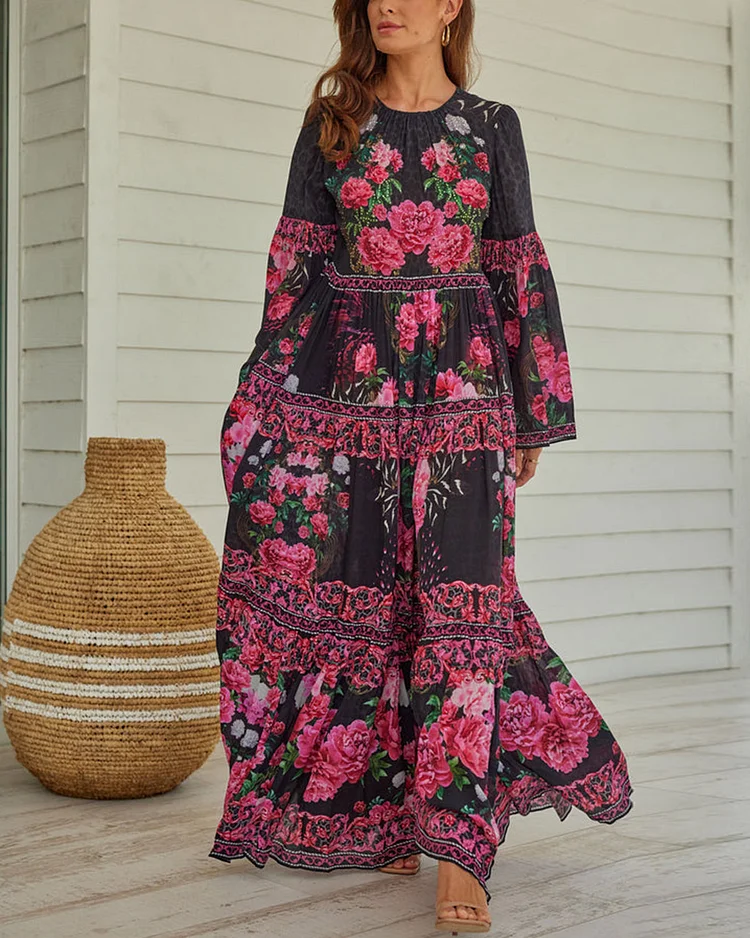 Romantic Florals Right now Maxi Dress